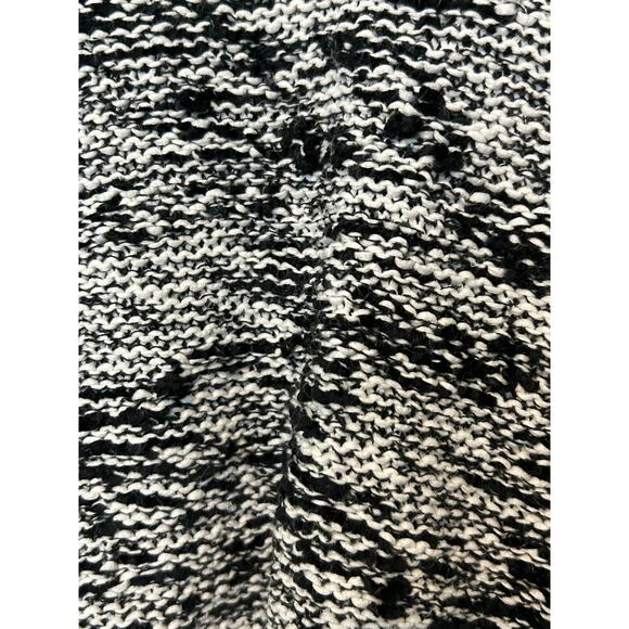 Lafayette 148 Size Medium Knitted Top White Black Dolman Sleeve Cotton Shirt - Picture 16 of 16